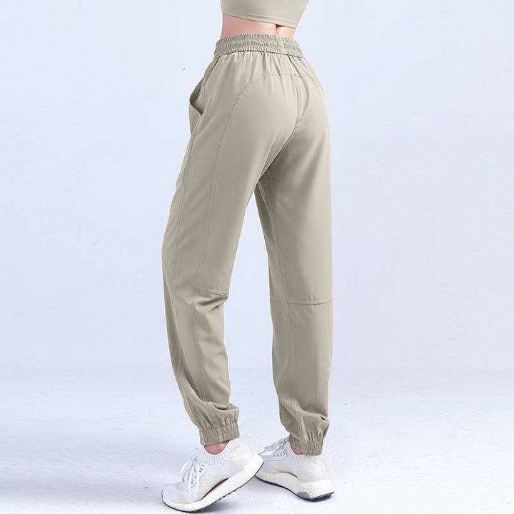 Pantalon de survêtement taille haute Buddha Stones pour le fitness, le yoga, le sport, le jogging, avec poches