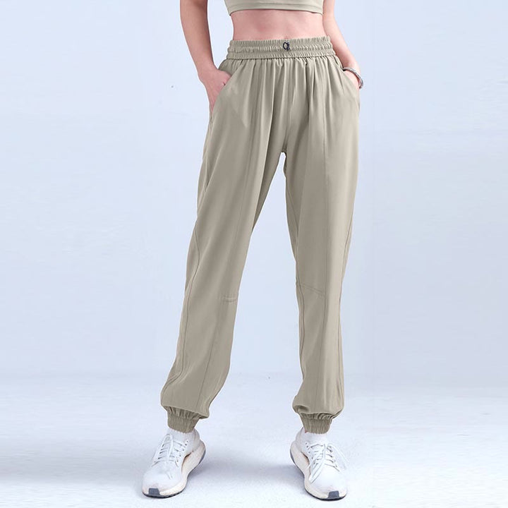 Pantalon de survêtement taille haute Buddha Stones pour le fitness, le yoga, le sport, le jogging, avec poches