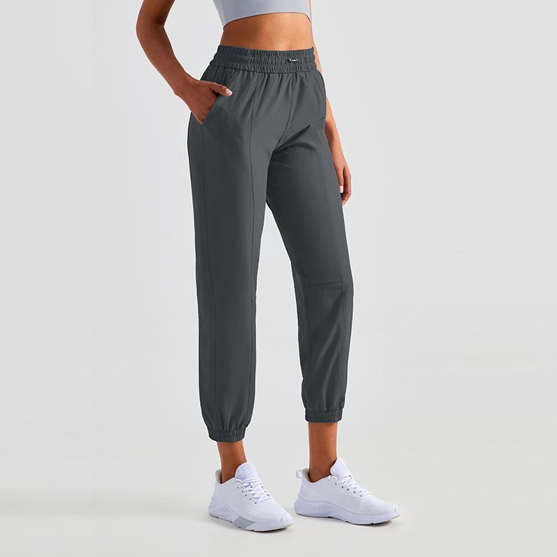 Pantalon de survêtement taille haute Buddha Stones pour le fitness, le yoga, le sport, le jogging, avec poches - Gris - US8-10，UK/AU12-14，EU40-42 (XL) - image 38