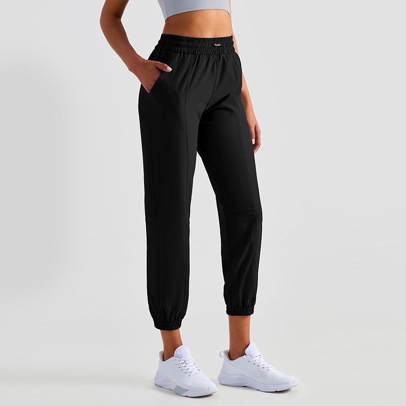 Pantalon de survêtement taille haute Buddha Stones pour le fitness, le yoga, le sport, le jogging, avec poches