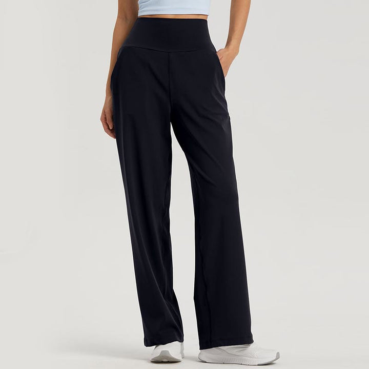 Pantalon de survêtement respirant taille haute Buddha Stones pour le sport, le fitness et le yoga