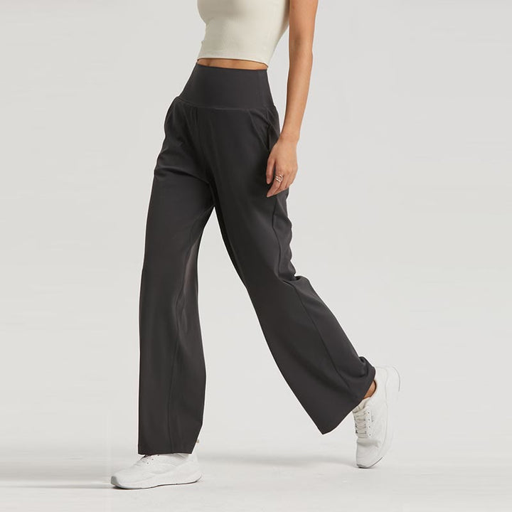 Pantalon de survêtement respirant taille haute Buddha Stones pour le sport, le fitness et le yoga