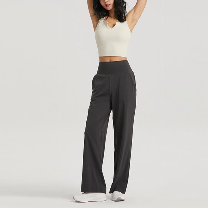 Pantalon de survêtement respirant taille haute Buddha Stones pour le sport, le fitness et le yoga