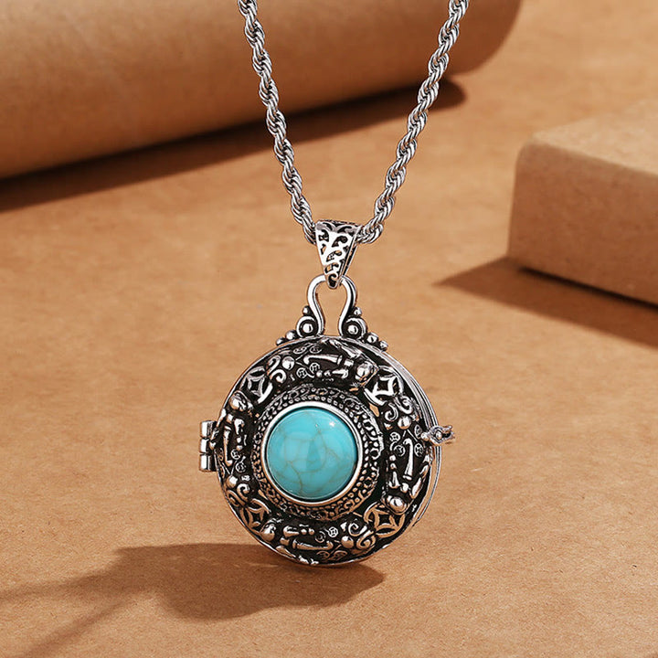 Collier porte-bonheur tibétain en cuivre Buddha Stones Pi Xiu