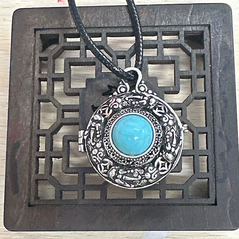 Collier porte-bonheur tibétain en cuivre Buddha Stones Pi Xiu