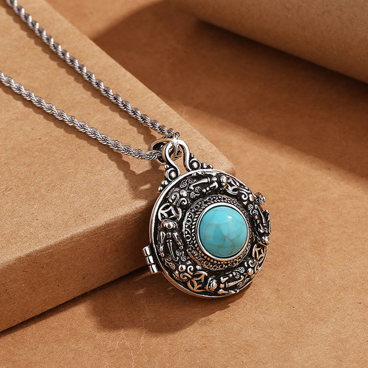 Collier porte-bonheur tibétain en cuivre Buddha Stones Pi Xiu
