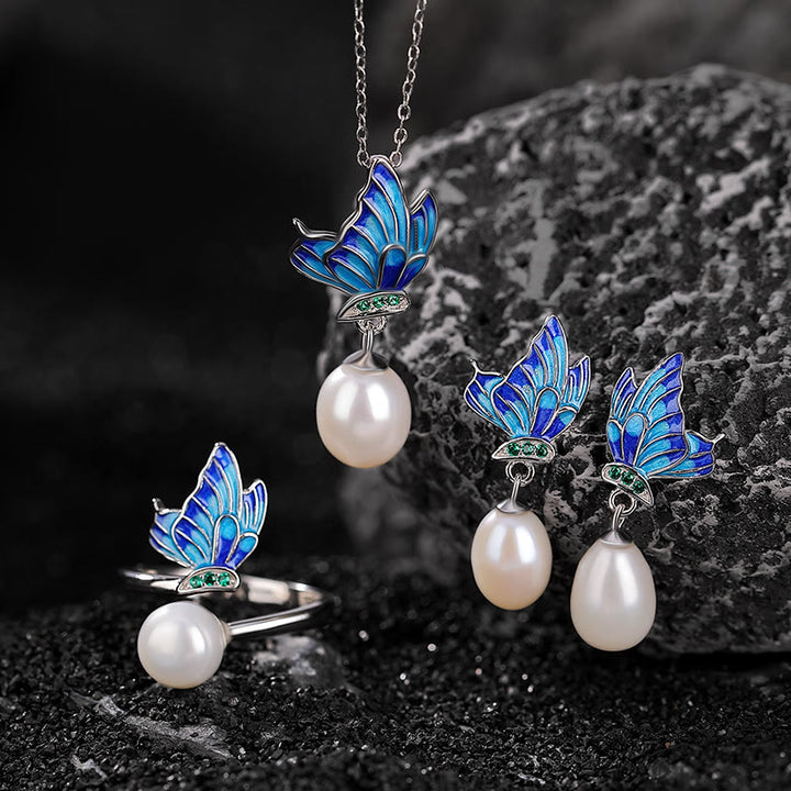 Collier pendentif boucles d'oreilles bague en argent sterling 925 Buddha Stones