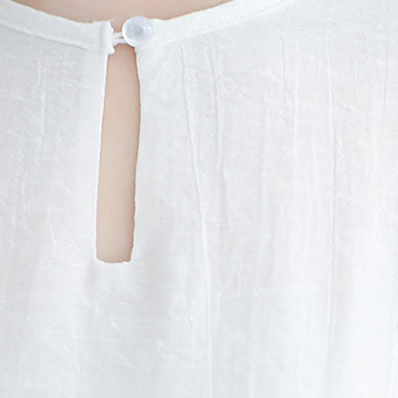 Robe midi unie et pantalon large en Buddha Stones (2 pièces) - Idéale pour la méditation, la pratique spirituelle du zen, le yoga et la danse. - image 10