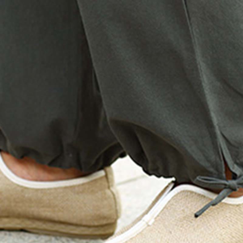 Ensemble 2 Buddha Stones à manches courtes et col en V et pantalon pour méditation Zen Tai Chi pour femme - image 23