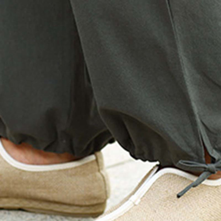 Ensemble 2 Buddha Stones à manches courtes et col en V et pantalon pour méditation Zen Tai Chi pour femme - image 23