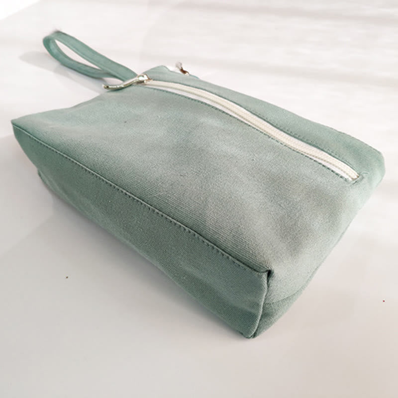 Portefeuille en toile Buddha Stones Petite Fleur Prune Cerisier Grue Fleur de Pêcher - image 1