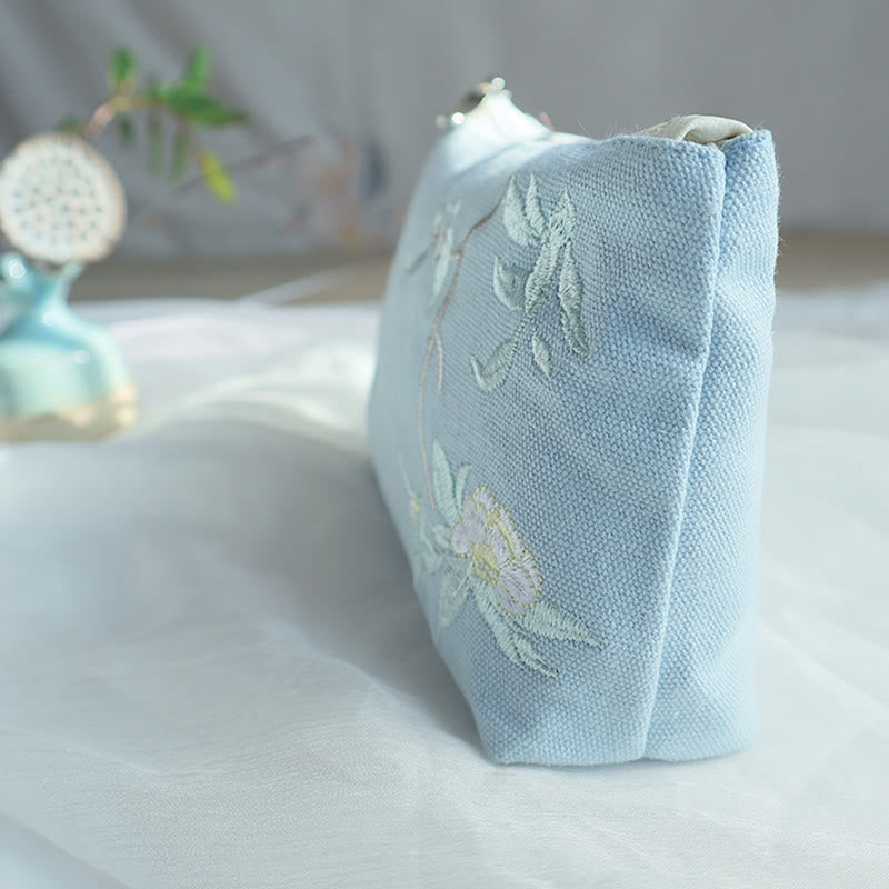 Portefeuille en toile Buddha Stones Petite Fleur Prune Cerisier Grue Fleur de Pêcher - image 10