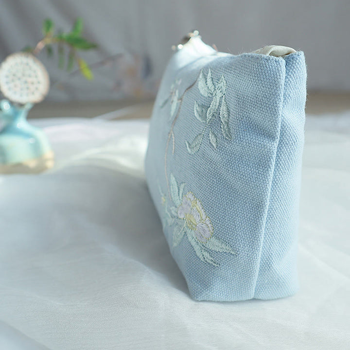 Portefeuille en toile Buddha Stones Petite Fleur Prune Cerisier Grue Fleur de Pêcher - image 10