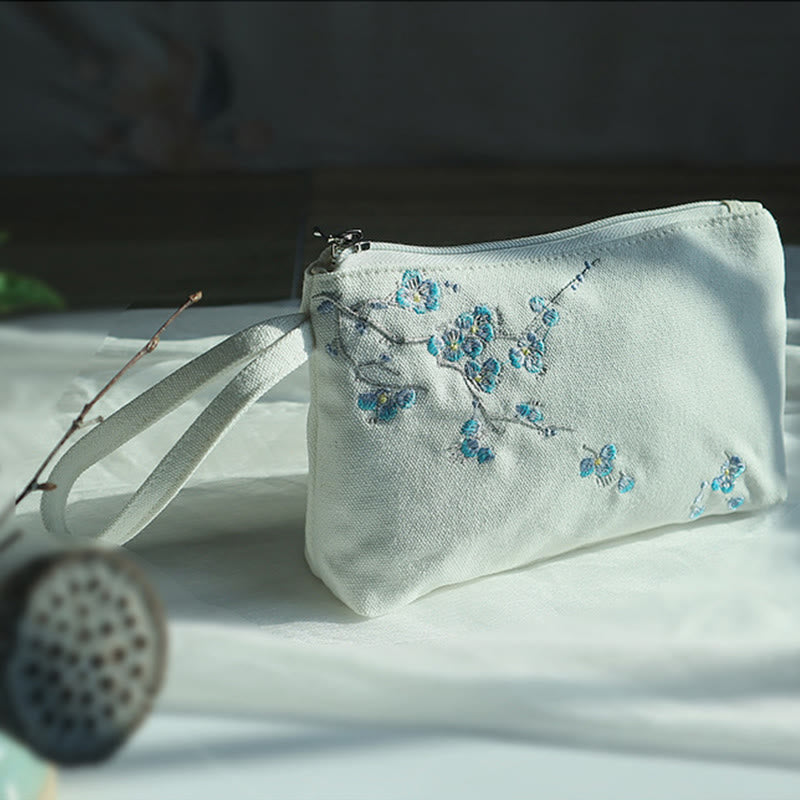 Portefeuille en toile Buddha Stones Petite Fleur Prune Cerisier Grue Fleur de Pêcher - image 21