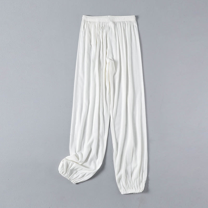 Ensemble de vêtements de pratique du Qigong, du Tai Chi et du Zen spirituel en coton et lin avec Buddha Stones et grue blanche