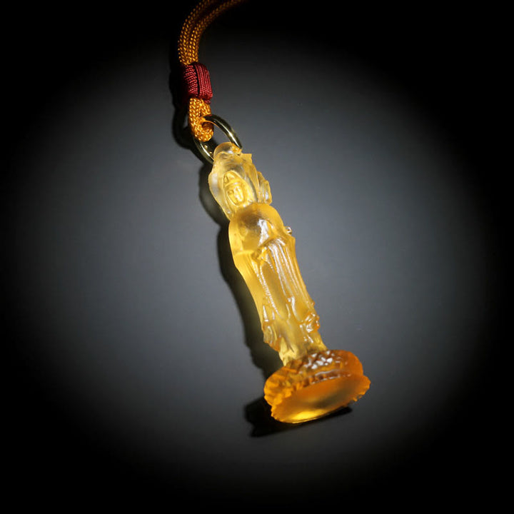 Collier d'harmonie Buddha Stones Avalokitesvara Bouddha Liuli