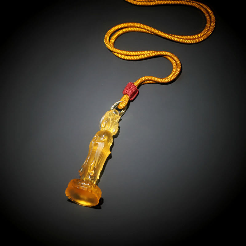 Collier d'harmonie Buddha Stones Avalokitesvara Bouddha Liuli