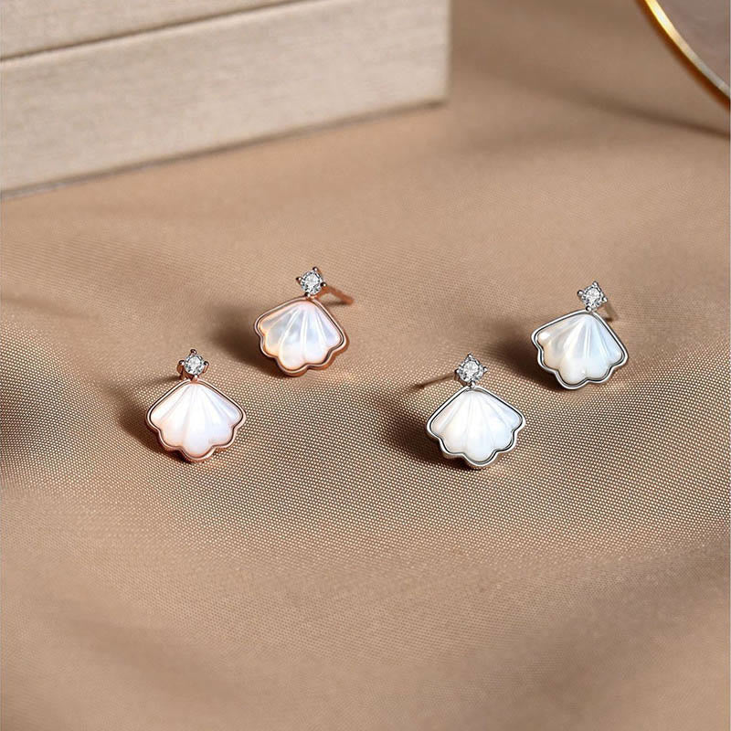 Ensemble de bijoux en argent sterling 925 avec pendentif et bracelet en pierre de Tridacna et coquillage de Buddha Stones - image 11