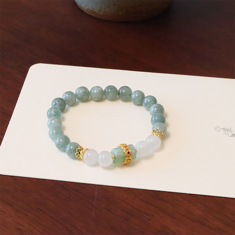 Bracelet porte-bonheur en jade à une ou deux couches Buddha Stones