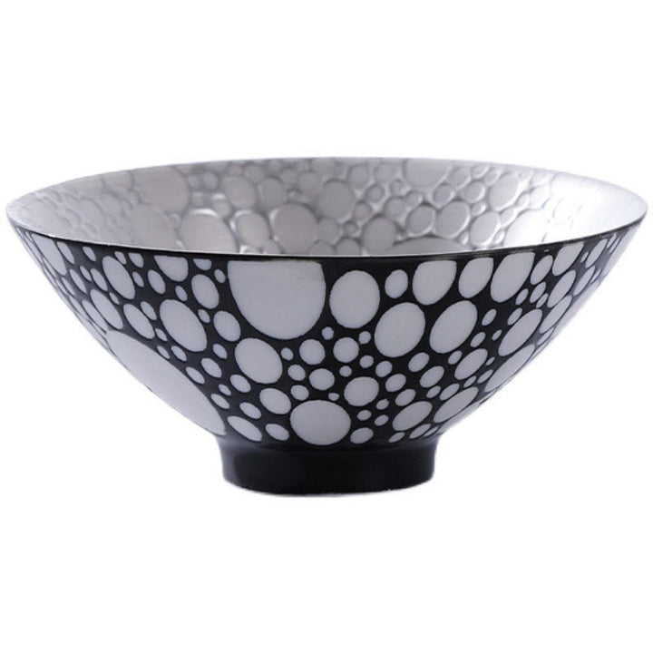 Tasse à thé en céramique argentée dorée avec motif de Buddha Stones et personnages tibétains Fu, tasses à thé Kung Fu, 55 ml