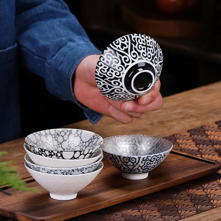 Tasse à thé en céramique argentée dorée avec motif de Buddha Stones et personnages tibétains Fu, tasses à thé Kung Fu, 55 ml