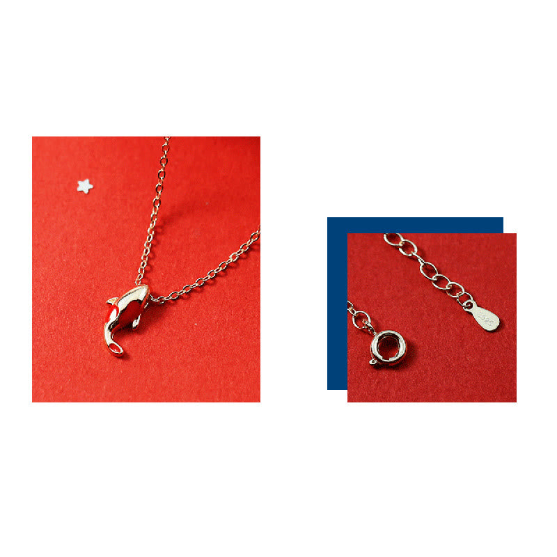 Ensemble de boucles d'oreilles et collier avec pendentif en corde rouge et poisson koï en cuivre et Buddha Stones