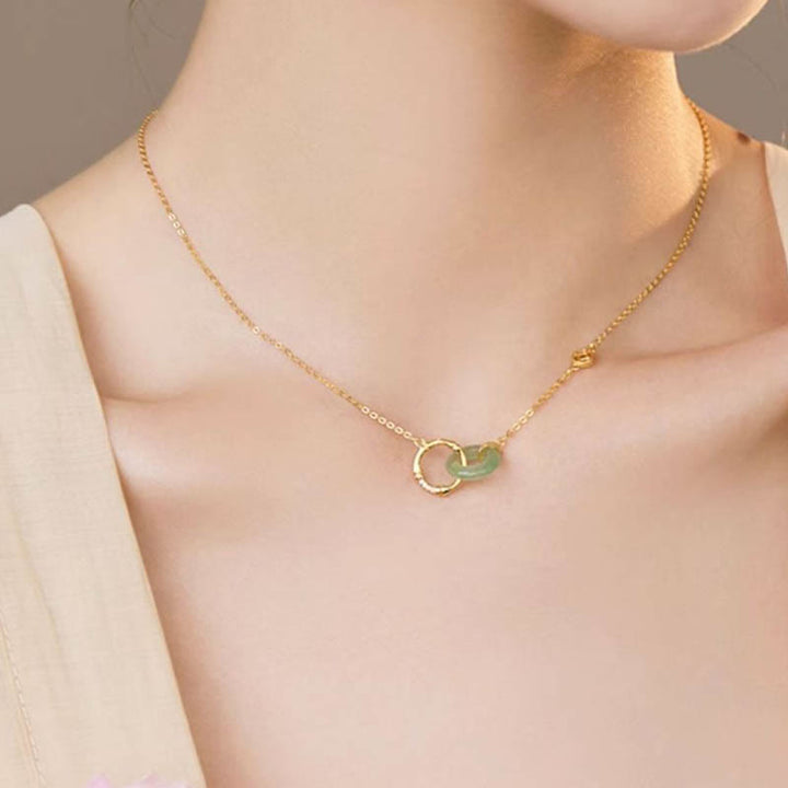 Buddha Stones et aventurine verte naturelle, boucle de paix, pièce de monnaie en bambou, prospérité - image 5