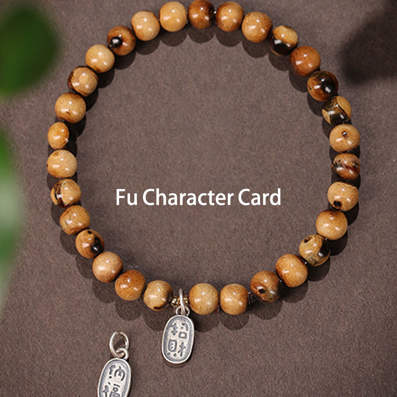 Buddha Stones en argent sterling 925, saule de mer doré naturel, déesse de la richesse, bracelet porte-bonheur, personnage Fu, succès