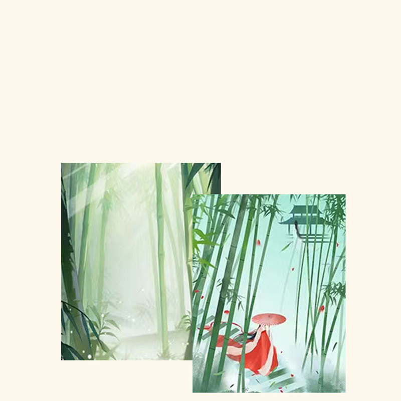 Buddha Stones Collier pendentif en argent sterling 925 avec boucle de paix et feuille de bambou en jade Hetian - image 7