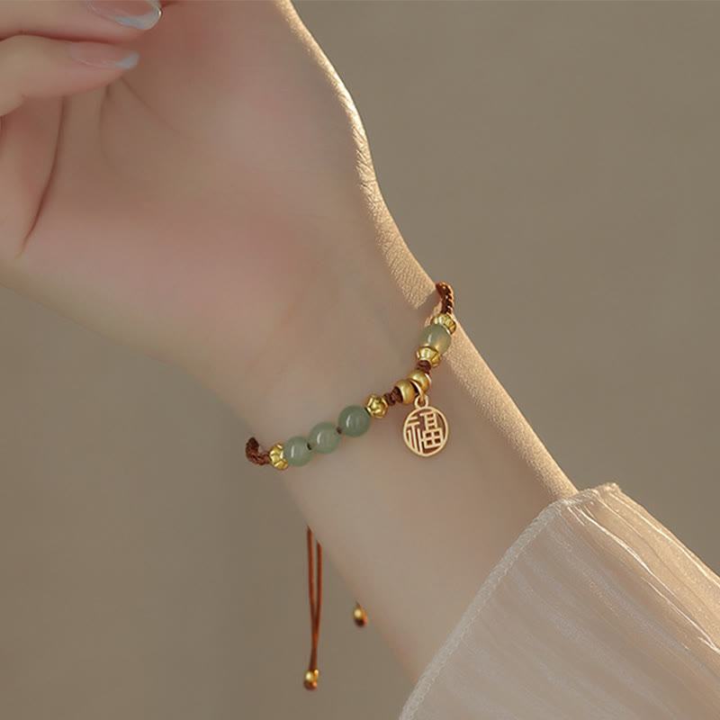 Bracelet en corde de bénédiction Buddha Stones