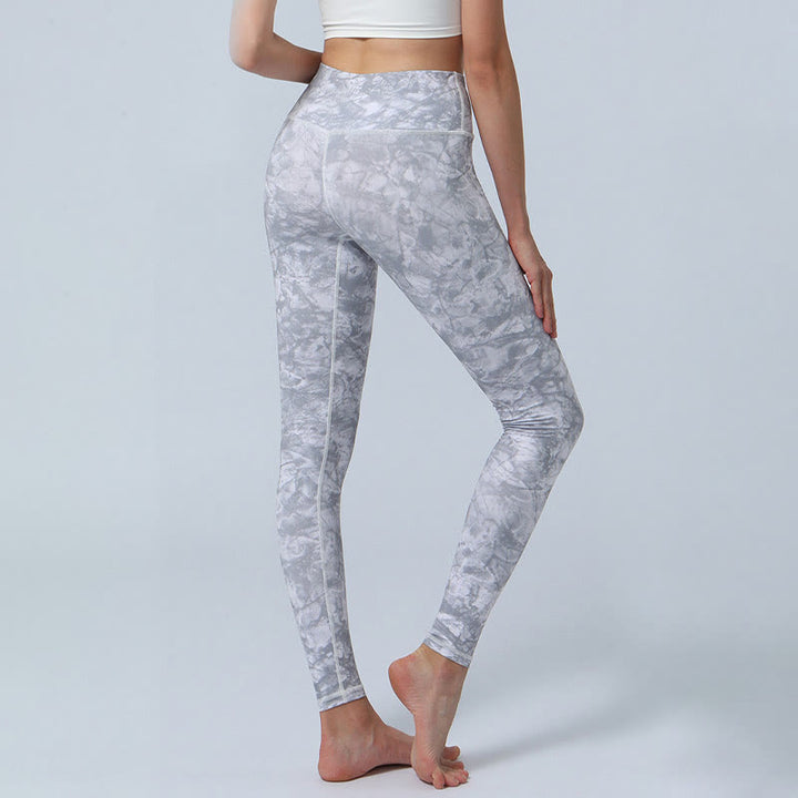 Legging taille haute pour femme avec imprimé Buddha Stones , fleurs, feuilles, sport, fitness, yoga - image 17