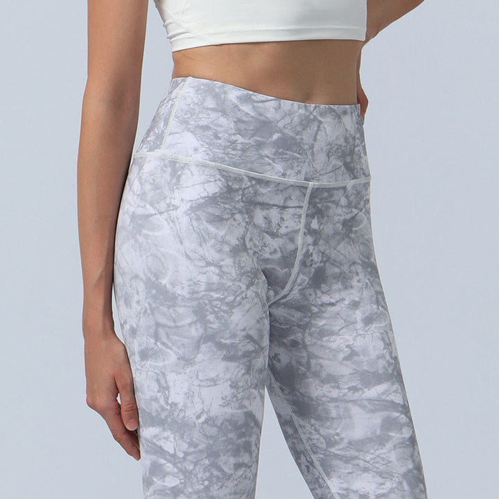 Legging taille haute pour femme avec imprimé Buddha Stones , fleurs, feuilles, sport, fitness, yoga - image 18