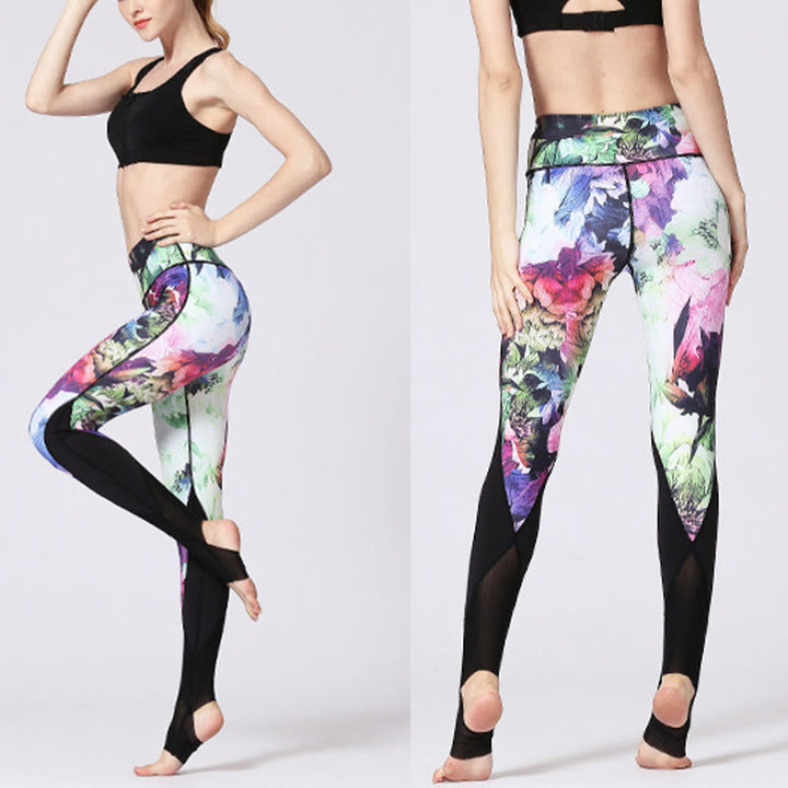Leggings de yoga pour femme avec imprimé de Buddha Stones - image 14
