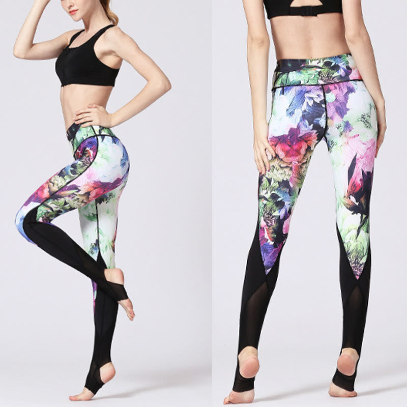 Leggings de yoga pour femme avec imprimé de Buddha Stones - image 15