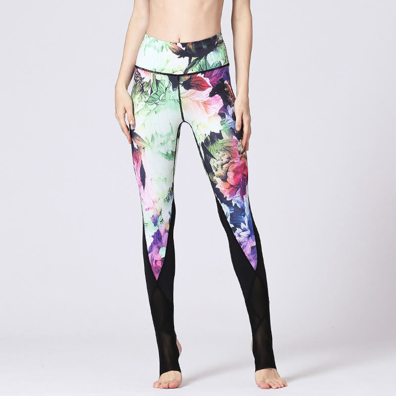 Leggings de yoga pour femme avec imprimé de Buddha Stones - image 10