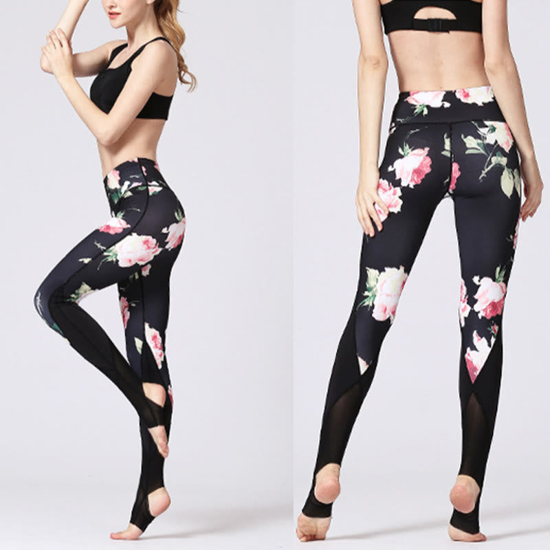 Leggings de yoga pour femme avec imprimé de Buddha Stones - image 7