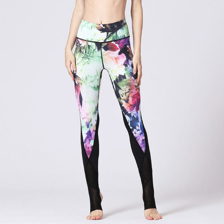 Leggings de yoga pour femme avec imprimé de Buddha Stones - image 9