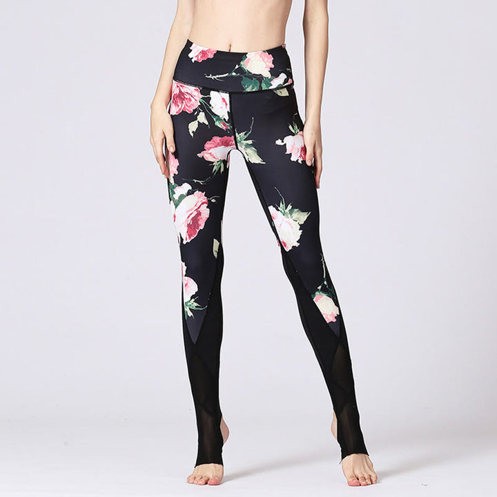 Leggings de yoga pour femme avec imprimé de Buddha Stones - image 4