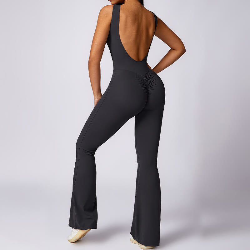 Combinaison décontractée sans manches pour femmes Buddha Stones, pantalon évasé, sport, fitness, yoga - image 16