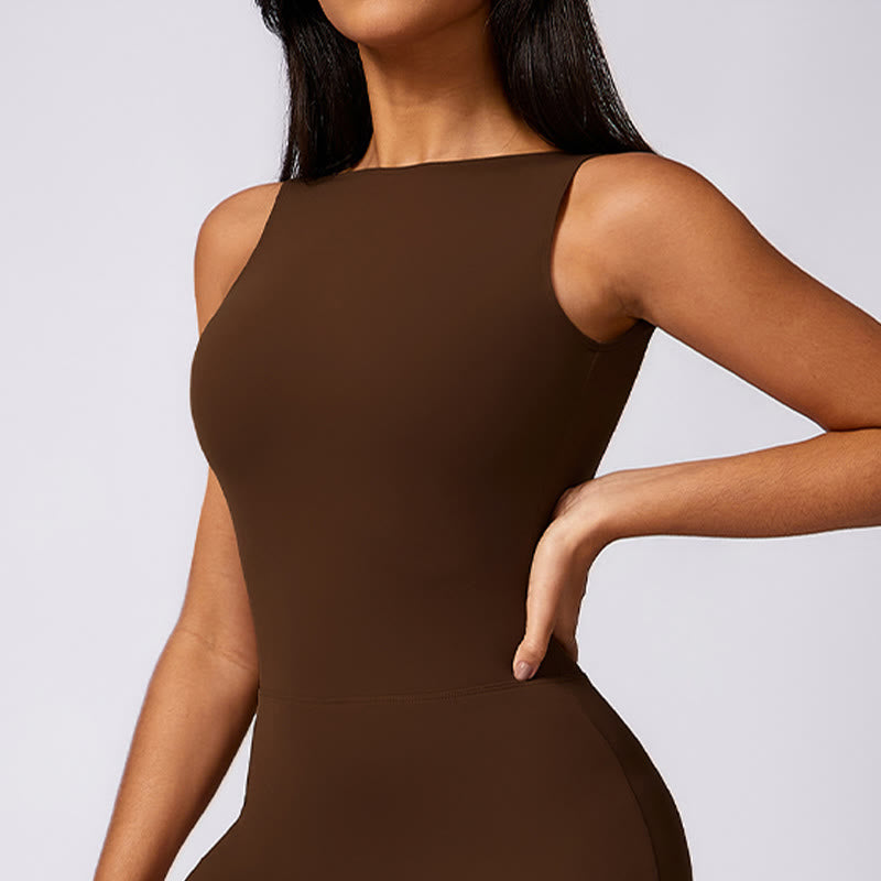 Combinaison décontractée sans manches pour femmes Buddha Stones, pantalon évasé, sport, fitness, yoga - image 24