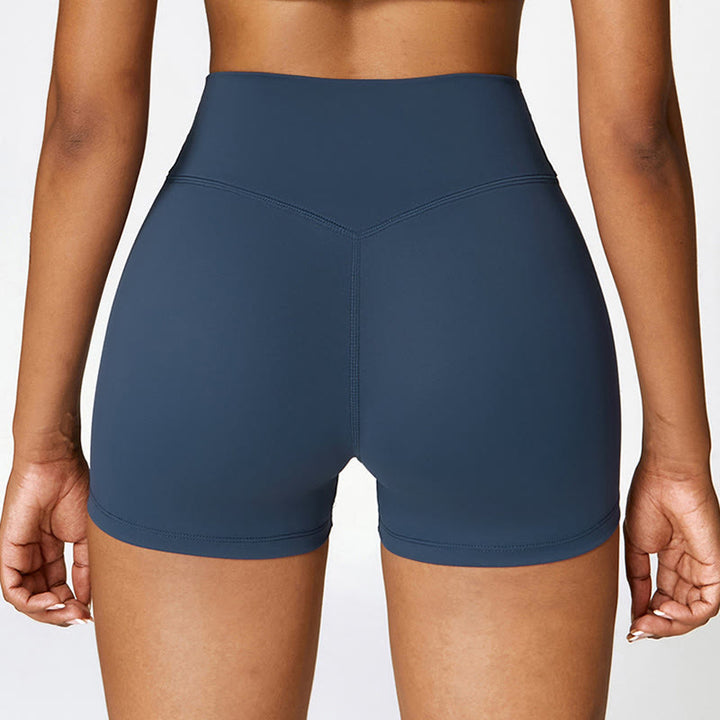 Débardeur court de couleur unie Buddha Stones Short taille haute Tenue de sport Fitness Gym Yoga - image 11