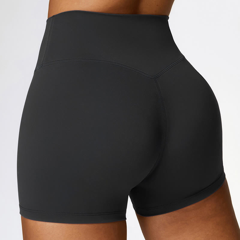 Débardeur court de couleur unie Buddha Stones Short taille haute Tenue de sport Fitness Gym Yoga - image 22