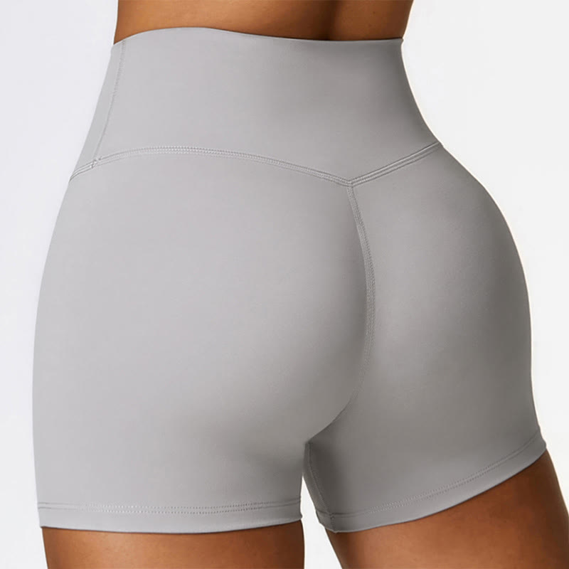 Débardeur court de couleur unie Buddha Stones Short taille haute Tenue de sport Fitness Gym Yoga - image 35