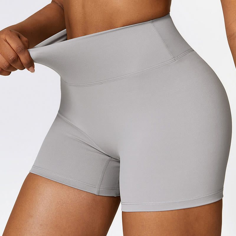 Débardeur court de couleur unie Buddha Stones Short taille haute Tenue de sport Fitness Gym Yoga - image 34