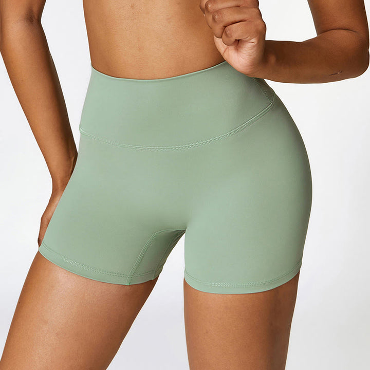 Débardeur court de couleur unie Buddha Stones Short taille haute Tenue de sport Fitness Gym Yoga - Vert - Shorts - US8-10，UK/AU12-14，EU40-42 (XL) - image 56