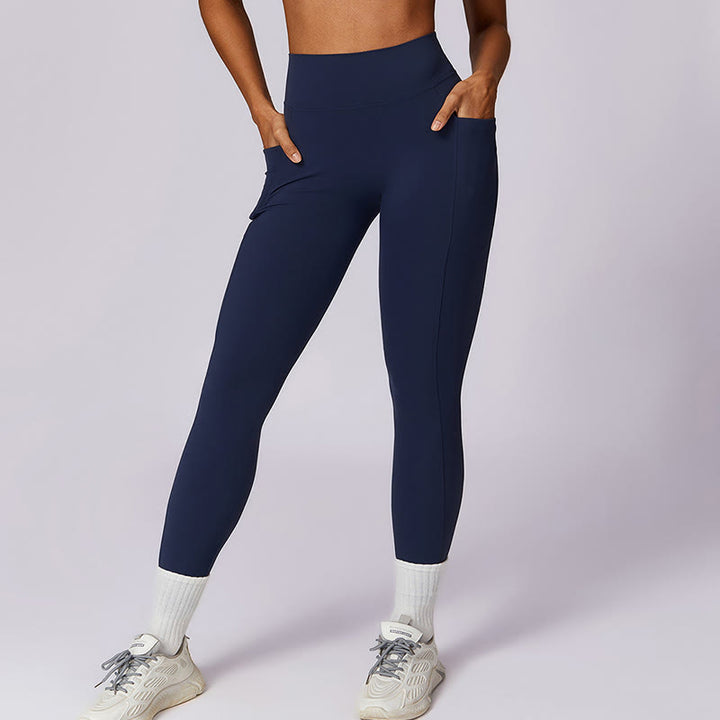 Soutien-gorge à col licou de couleur unie Buddha Stones, débardeur court à manches longues, pantalon de sport, fitness, gym, yoga