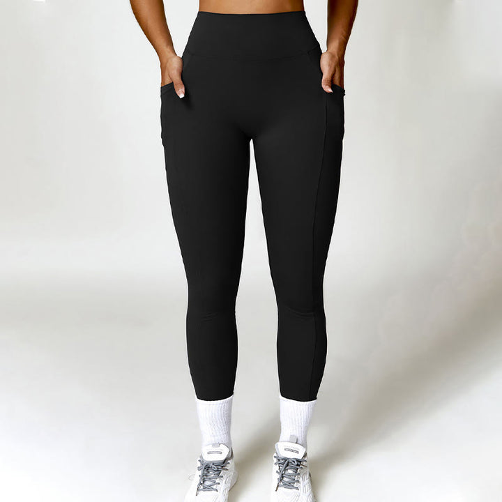 Soutien-gorge à col licou de couleur unie Buddha Stones, débardeur court à manches longues, pantalon de sport, fitness, gym, yoga