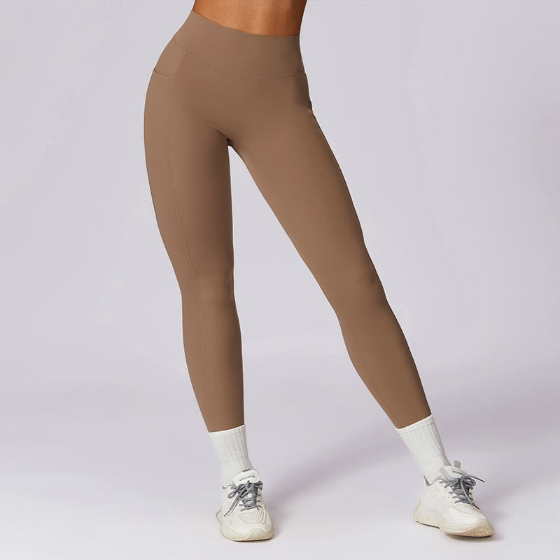 Soutien-gorge à col licou de couleur unie Buddha Stones, débardeur court à manches longues, pantalon de sport, fitness, gym, yoga