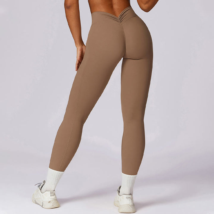 Soutien-gorge à col licou de couleur unie Buddha Stones, débardeur court à manches longues, pantalon de sport, fitness, gym, yoga - image 49