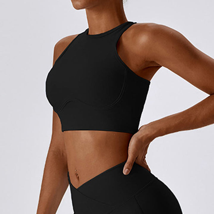 Débardeur court sans manches Buddha Stones Pantalon évasé Sports Fitness Yoga